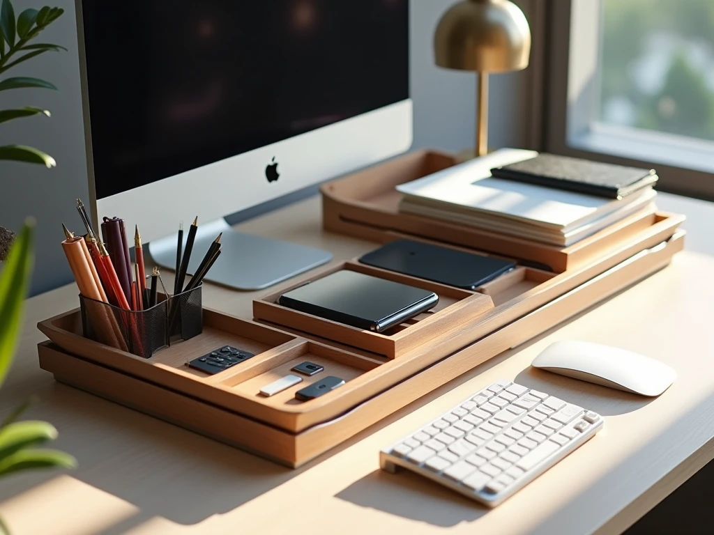 Premium skrivbordsorganisator